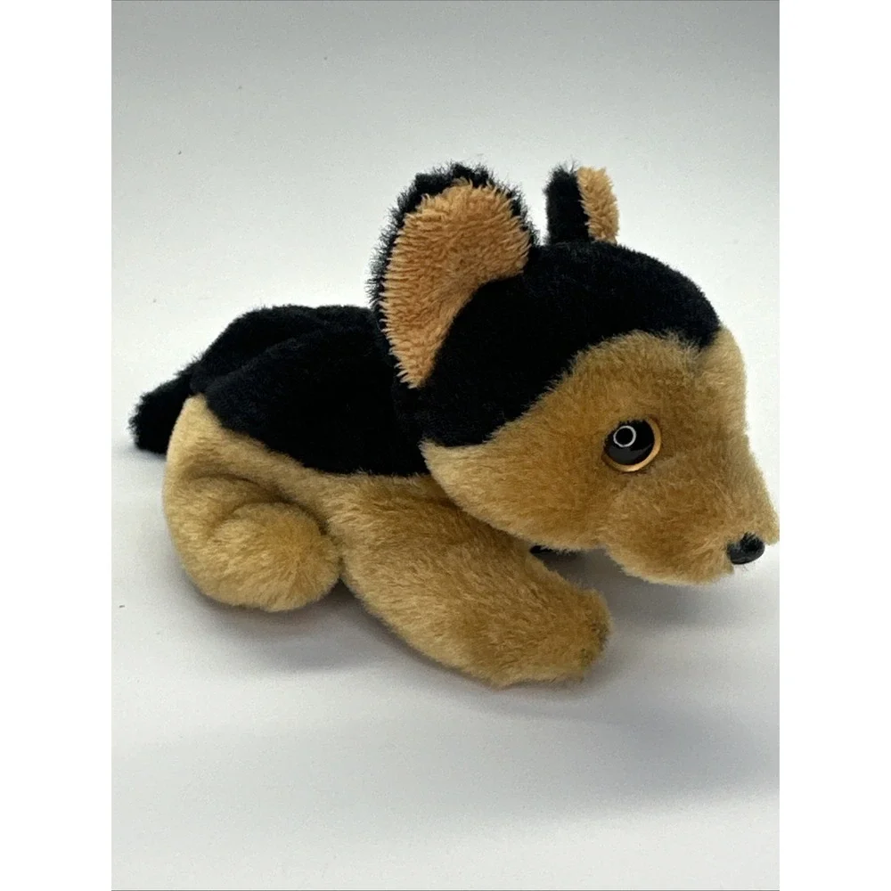 Russ Petooties Pets Alsatian German Shepherd GSD Dog Plush Toy Small 5in Brown
